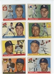 1955 Topps Low Grade Starter Set 67/206 w/ Don Zimmer rookie and 19 high numbers
