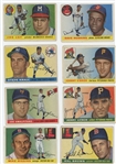 1955 Topps Low Grade Starter Set 67/206 w/ Don Zimmer rookie and 19 high numbers