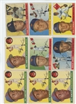 1954 1955 1956 Topps 46-card lot w/ Don Zimmer Rookie (LOW GRADE)