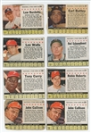 1961 Post 24-card lot (23 different) including HOF Hoyt Wilhelm, Red Schoendienst, Robin Roberts, Don Drysdale, Duke Snider, and Ernie Banks (LOW GRADE)