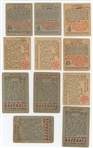 1949, 1950, 1951, 1952 Bowman 31-card Baseball lot (LOW GRADE)