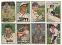 1949, 1950, 1951, 1952 Bowman 31-card Baseball lot (LOW GRADE)