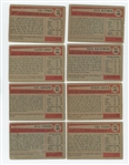 1954 Bowman 45-card lot (42 different) including HOF Larry Doby (LOW GRADE)