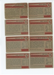 1954 Bowman 45-card lot (42 different) including HOF Larry Doby (LOW GRADE)