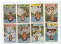 1954 Bowman 45-card lot (42 different) including HOF Larry Doby (LOW GRADE)
