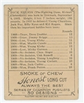 1910 Hassan T218 Boxing Champions Fighting Dick Nelson (LOW GRADE)