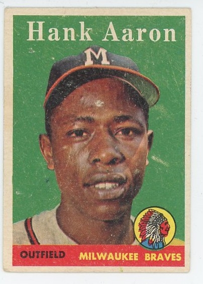1958 Topps Hank Aaron #30 FAIR