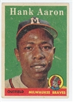 1958 Topps Hank Aaron #30 FAIR