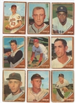 1962 Topps High Number lot of 32 cards (30 different) including Rookie Parade #595 LOW GRADE