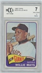 1965 Topps Willie Mays #150 Beckett BCCG 7 VG or better