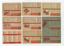1959 Topps 93-card lot including some stars and 5 high numbers (LOW GRADE)