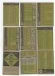 1961 Topps Starter Set 178/587 (30%) including HOF Robin Roberts (LOW GRADE)