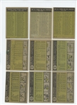 1961 Topps Starter Set 178/587 (30%) including HOF Robin Roberts (LOW GRADE)