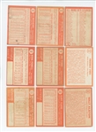 1964 Topps Starter Set 160/586 (27.3%) including HOF Hoyt Wilhelm, Ed Mathews, Joe Torre, Walt Alston, Nellie Fox, Jim Bunning, Robin Roberts, Ron Santo, and Orlando Cepeda, plus Jim Kaat and 22...