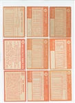1964 Topps Starter Set 160/586 (27.3%) including HOF Hoyt Wilhelm, Ed Mathews, Joe Torre, Walt Alston, Nellie Fox, Jim Bunning, Robin Roberts, Ron Santo, and Orlando Cepeda, plus Jim Kaat and 22...