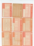 1964 Topps Starter Set 160/586 (27.3%) including HOF Hoyt Wilhelm, Ed Mathews, Joe Torre, Walt Alston, Nellie Fox, Jim Bunning, Robin Roberts, Ron Santo, and Orlando Cepeda, plus Jim Kaat and 22...