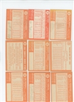 1964 Topps Starter Set 160/586 (27.3%) including HOF Hoyt Wilhelm, Ed Mathews, Joe Torre, Walt Alston, Nellie Fox, Jim Bunning, Robin Roberts, Ron Santo, and Orlando Cepeda, plus Jim Kaat and 22...