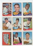1965 Topps Starter Set 163/598 (27.3%) including HOF Willie McCovey, Gaylord Perry, Billy Williams, Luis Aparicio, and Nellie Fox,  plus  25 Series 7 high numbers (LOW GRADE)