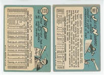 1965 Topps LOW GRADE lot of 72 cards including HOF Al Kaline and Ernie Banks, plus two high numbers