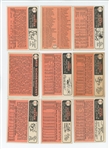 1966 Topps Starter Set 321/598 (53.7%) including 21 HOFs and 9 Leaders Cards plus  8 Series 7 high numbers including Gaylord Perry #598 (LOW GRADE)