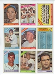 1966 Topps Starter Set 321/598 (53.7%) including 21 HOFs and 9 Leaders Cards plus  8 Series 7 high numbers including Gaylord Perry #598 (LOW GRADE)