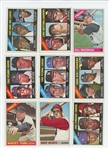 1966 Topps Starter Set 321/598 (53.7%) including 21 HOFs and 9 Leaders Cards plus  8 Series 7 high numbers including Gaylord Perry #598 (LOW GRADE)