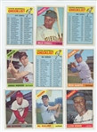 1966 Topps Starter Set 321/598 (53.7%) including 21 HOFs and 9 Leaders Cards plus  8 Series 7 high numbers including Gaylord Perry #598 (LOW GRADE)
