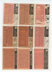 1966 Topps Lot of 306 LOW GRADE Baseball Cards including 23 HOFs, 26 unmarked checklists, 5 leaders cards, and one high number (#595)