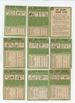1967 Topps Lot of 151 LOW GRADE Baseball Cards including HOFs Hank Aaron, Bob Gibson (twice), and others, 16 leaders cards, and one high number (#586)