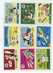 1970 Fleer Laughlin World Series Blue Backs Lot of 27 cards (24 different) Most LOW GRADE a few Mid-Grade