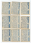 1970 Fleer Laughlin World Series Blue Backs Lot of 27 cards (24 different) Most LOW GRADE a few Mid-Grade