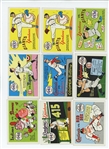 1970 Fleer Laughlin World Series Blue Backs Lot of 27 cards (24 different) Most LOW GRADE a few Mid-Grade