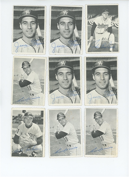 1969 Topps Deckle Edge Baseball Card Lot of 24 including Pete Rose, Juan Marichal and Rod Carew