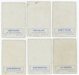 1969 Topps Deckle Edge Baseball Card Lot of 24 including Pete Rose, Juan Marichal and Rod Carew