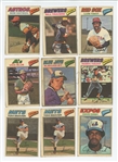 1977 Topps Cloth Sticker Lot of 18 
