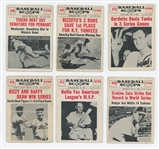 1961 Nu Card Scoops Lot of 15 Baseball Cards (LOW GRADE)