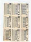 1973 Kellogg's Baseball Lot of 18 Baseball Cards