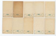 1965 Topps Embossed Lot of 28 Baseball Cards