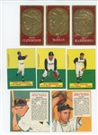 Pittsburgh Pirates Odd Lot: 1952 and 1955 Red Man, 1964 Topps Stand Ups, 1965 Topps Embossed, 1973 TCMA, and 1980 Perez-Steele