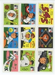 1971 Fleer Laughlin World Series Black Backs Lot of 80 cards (50 different) Half mid-grade Half low grade