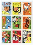 1971 Fleer Laughlin World Series Black Backs Lot of 80 cards (50 different) Half mid-grade Half low grade