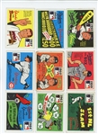 1971 Fleer Laughlin World Series Black Backs Lot of 80 cards (50 different) Half mid-grade Half low grade
