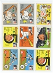 1971 Fleer Laughlin World Series Black Backs Lot of 80 cards (50 different) Half mid-grade Half low grade