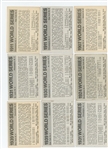 1971 Fleer Laughlin World Series Black Backs Lot of 80 cards (50 different) Half mid-grade Half low grade