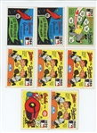1971 Fleer Laughlin World Series Black Backs Lot of 80 cards (50 different) Half mid-grade Half low grade