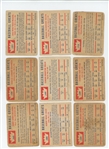 Vintage Fleer Lot of 79 Baseball Cards: 1959 Ted Williams , 1960, 1961, 1963 (LOW GRADE)