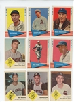 Vintage Fleer Lot of 79 Baseball Cards: 1959 Ted Williams , 1960, 1961, 1963 (LOW GRADE)