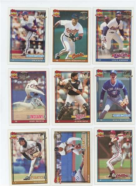1991 Topps Desert Shield Baseball Lot of 20 different cards NM-MT