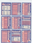 1984-1988 Topps Tiffany Lot of 116 Different Baseball Cards (Hall of Famers and Stars) NM-MT