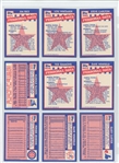 1984-1988 Topps Tiffany Lot of 116 Different Baseball Cards (Hall of Famers and Stars) NM-MT